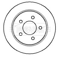 BORG & BECK Тормозной диск BBD4237